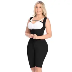 FAJATE - Faja a la rodilla con cubrimiento de espalda y soporte abdominal