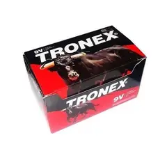 TRONEX - Paquete Pack Pilas Bateria 9 Voltios Carbon 10 Unidades