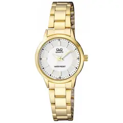 Q&Q - Reloj Para Mujer Qyq Q969j001y Dorado Acero + Estuche