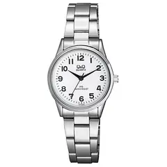 Q&Q - Reloj Qyq Mujer C215j204y Acero Plateado Dama + Estuche.