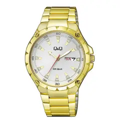 Q&Q - Reloj Para Hombre Qyq A216 A216j001y Dorado + Estuche