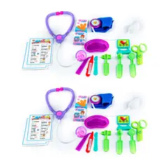ENERGY PLUS - 2 Set Médico Infantil ¡Diviértete Cuidando a tus Muñecos