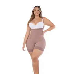 FAJATE - Faja postquirúrgica moldeadora con busto libre a media pierna Fit 360