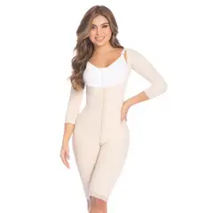 FAJATE - Faja postquirurgica la rodilla con mangas y busto libre fit 360