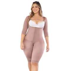 FAJATE - Faja postquirúrgica a la rodilla y mangas con control medio fit 360