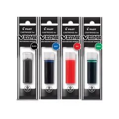 PILOT - Cartucho Recarga Marcador Para Tablero Borrable X 4