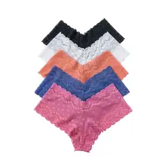 LEONISA - Panty estilo hipster en encaje moderno semidescaderado