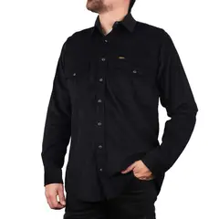 LEC LEE - Camisa en Pana - Negro.-_.
