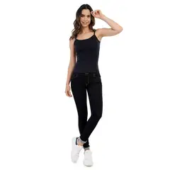 MANPOTSHERD - Blusa Básica Dama Azul Oscuro Womanpotsherd_.