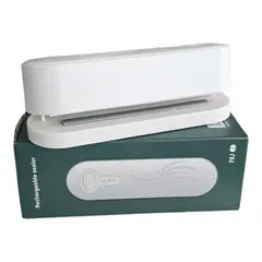 HOME STUFF - Sellador De Bolsas Automático Recargable Blanco 3 Niveles de Potencia