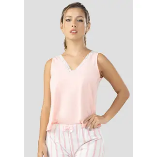 FORMAS INTIMAS - Camisilla Interior Mujer Rosa FI 100349
