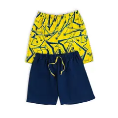 MARKETING PERSONAL - Bermuda Paq X2 Infantil Masculino Multicolor Mp 5672