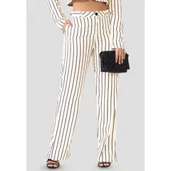 MARKETING PERSONAL - Pantalón Mujer Blanco Mp 100298