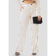 MARKETING PERSONAL - Pantalón Mujer Blanco Mp 100298