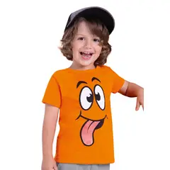 MARKETING PERSONAL - Camiseta Infantil Masculino Naranja Mp 3796