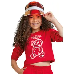 MARKETING PERSONAL - Buzo Niñas Infantil Rojo Mp 9928