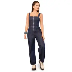 ATYPICAL - Enterizo Largo Mujer Azul 31526