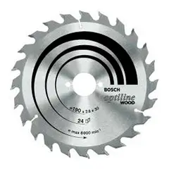 BOSCH - DISCO SIERRA MADERA 9.1/4" X 24DT EJE 1" OPTILINE