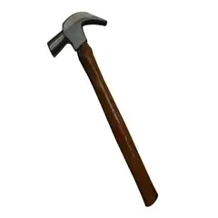 HERRAGRO - MARTILLO DE UÑA DE 11OZ 23MM MANGO MADERA PULIDO