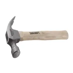 TOOL CRAFT - MARTILLO DE UÑA DE 16OZ 27MM MANGO MADERA