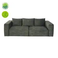 GENERICO - Sofá Moderno Advance en tela microfibra verde 2 Puestos beds