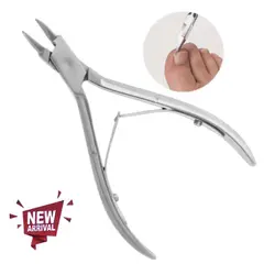 GENERICO - Alicate cortaúñas punta delgada uñas encarnadas podologo