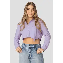 ATYPICAL - Camisa Mujer Lila 102217