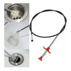 GENERICO - Sonda Destapa Cañería 160 Cm Lavamanos, Baños, Tinas, Duchas