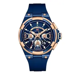 MINI FOCUS - Reloj MiniFocus de Caballero Análogo Original resina Resistente agua
