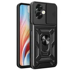 GENERICO - Funda Case Protector Cámara Slider Compatible Oppo A79 5G Negro