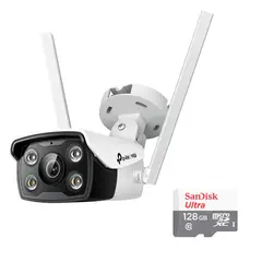 XIAOMI - Cámara Wifi Exterior Bullet 4MP Tp-link Vigi C340-W + Micro SD 128GB