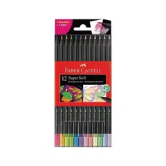 FABER CASTELL - Colores Supersoft X 12 Pastel Neon