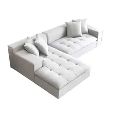 GENERICO - SALA MODERNA DANAFOR MICROFIBRA BLANCO