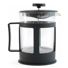 GENELEC - Cafetera Prensa Francesa 600ml En Vidrio Borosilicato