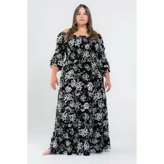 FREYDA - Conjunto De Mujer Estampado Falda Y Blusa Larga