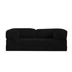 GENERICO - Sofa Teddy Abrazo de oso 170 x 80 Negro
