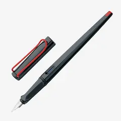 LAMY - Estilógrafo Joy Negro Clip Rojo