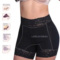 FORMFIT ROGERS - Panty levantacola con panel frontal en látex