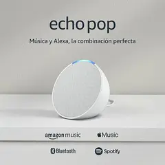 AMAZON - Echo Pop Con Asistente Virtual Alexa Glacier White
