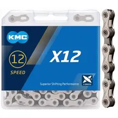 KMC - Cadena 12 Velocidades Bicicleta Ruta Mtb Shimano Sram