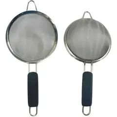 MAZUGI - Colador Metal Mango Plastico 20 Cm Utensilios De Cocina