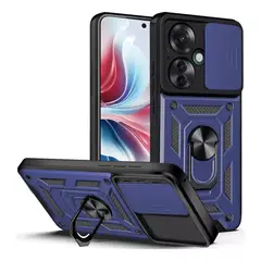 GENERICO - Funda Case Protector Cámara Slider Compatible Oppo Reno 11F Azul