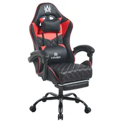 AKIVOY - Silla Gamer Sakai Negro Rojo