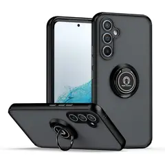 GENERICO - Funda Estuche Mate Con Anillo Compatible Samsung A35 5G Negro