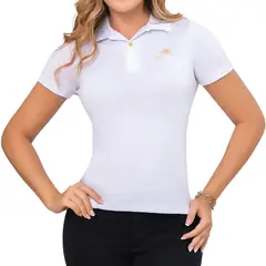 CROYDON - Blusa Polo Andrea Blanco para Mujer
