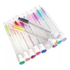 GENERICO - Cepillos para Pestañas y Cejas con estuche x 3