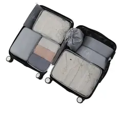 AROUND - Set de bolsas organizador de viajes - Packing cubes Gris