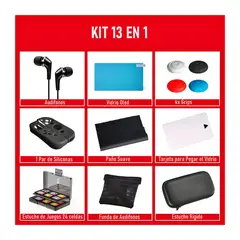 GENERICO - Kit Nintendo Switch Oled Estuche Funda Y Vidrio Protector