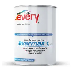 PINTURAS EVERY - Pintura Vinilo Tipo 1 Evermax Galón Rojo Colonial