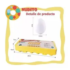 AFM - Huevos Montessori Juguete Para Niños Encajan Formas